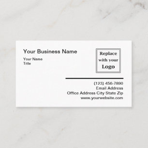 Add Your Logo Editable Business Cards