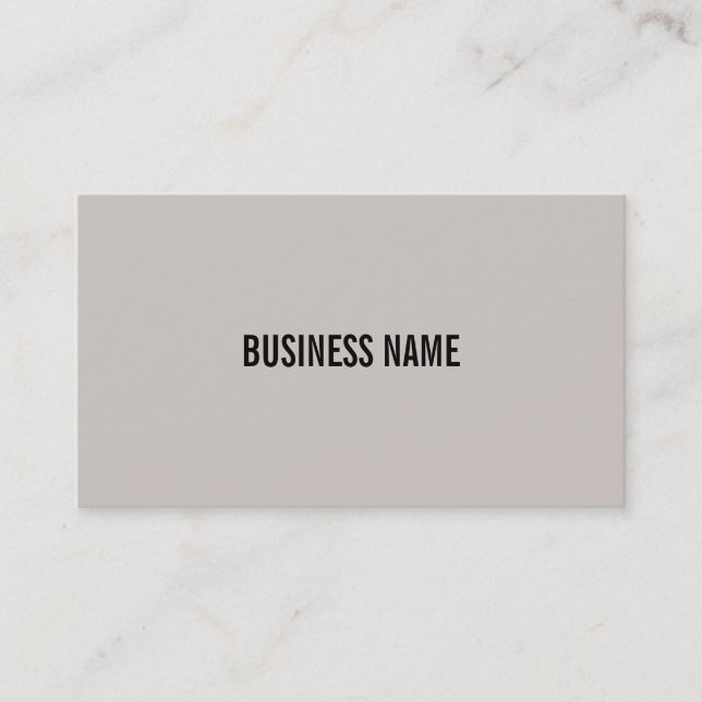Add Your Logo Elegant Brown Professional Design Business Card (Front)