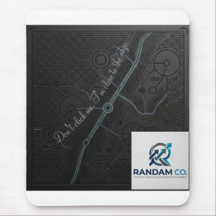 Add Your Logo   Futuristic Neon Cyberpunk Hexagon  Mouse Mat