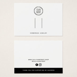 Add Your Logo Hair Barrette Clip Display Card