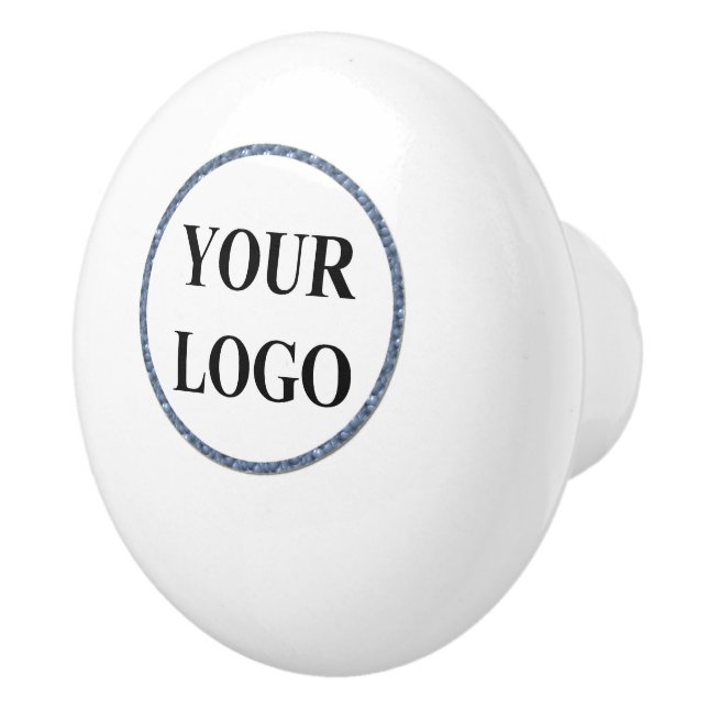 ADD YOUR LOGO HERE  CERAMIC KNOB (Right)