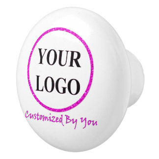 ADD YOUR LOGO HERE CERAMIC KNOB