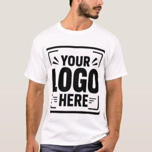 Add Your Logo Here Custom T-Shirt Personalised L