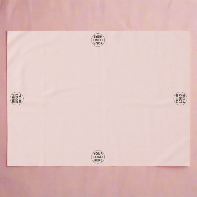 Add Your Logo Here l Promotional Blush Pink  Tablecloth (Creator Uploaded)