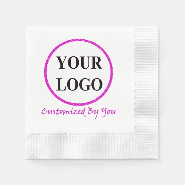 ADD YOUR LOGO HERE NAPKIN (Front)