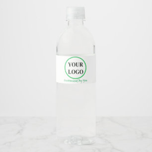 ADD YOUR LOGO HERE WATER BOTTLE LABEL
