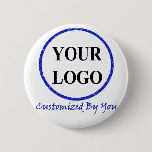 ADD YOUR LOGO HERE Wedding Groom Bride button