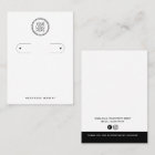 Add Your Logo Hoop Earring Display Card