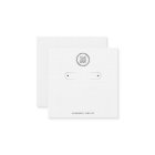 Add Your Logo Hoop Earrings Display Card