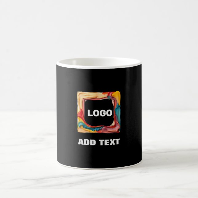 add your logo in a coffee mug (Center)