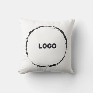 add your logo in a cushion
