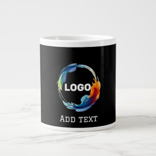 add your logo in a giant coffee mug