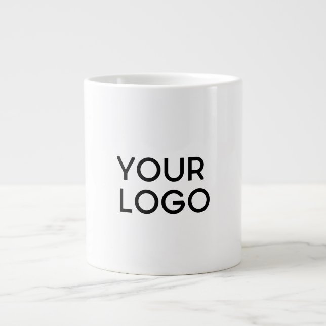 add your logo in a large coffee mug (Front)