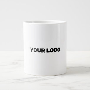 add your logo in a large coffee mug