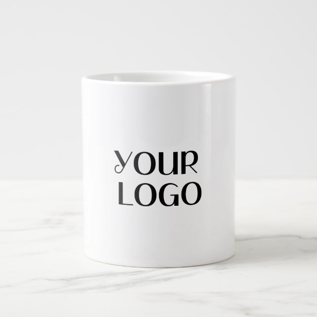 add your logo in a white coffee mug (Front)