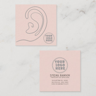 Add Your Logo jewellery Earrings Cream Display Car Calling Card