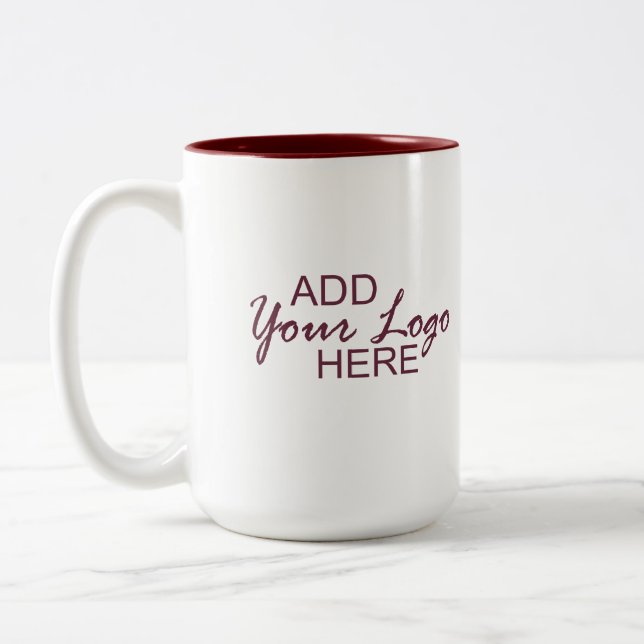add your logo mug (Left)