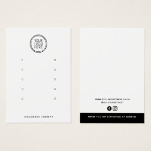 Add Your Logo Multi Stud Earrings Display Card