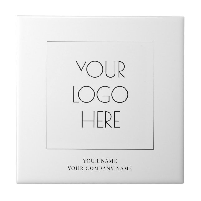 Add Your Logo Name Company Tile (Front)