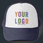 Add Your Logo, No Minimum Promotional Logo Trucker Trucker Hat<br><div class="desc">Easily personalize this high quality promotional hat with your own company logo and custom text. Simply delete the text if you just need a logo. No minimum and no set up fee! Available in many colors. Logo Hats are an easy and effective way to create and increase your brand awareness...</div>