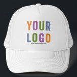 Add Your Logo, No Minimum Promotional Logo Trucker Trucker Hat<br><div class="desc">Easily personalize this high quality promotional hat with your own company logo and custom text. Simply delete the text if you just need a logo. No minimum and no set up fee! Available in many colors. Logo Hats are an easy and effective way to create and increase your brand awareness...</div>