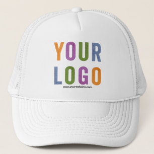 Add Your Logo, No Minimum Promotional Logo Trucker Trucker Hat