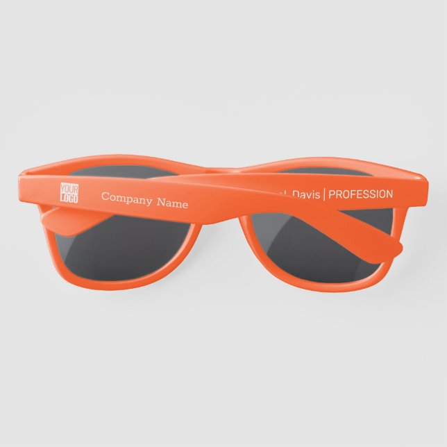  add your  logo  -orange sunglasses (Back)