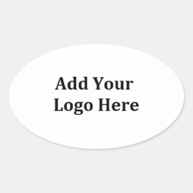 Add Your Logo Personalise Business  Logo Stickers (Front)