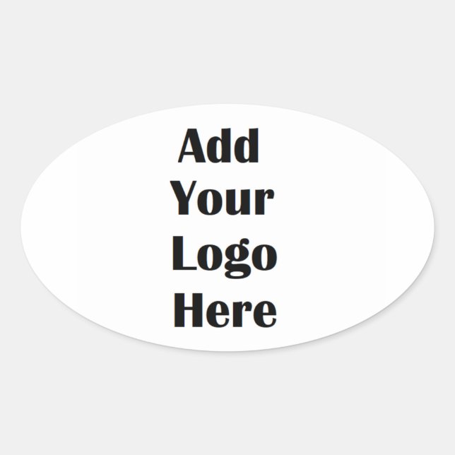 Add Your Logo Personalise Business Logo Stickers (Front)