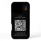 Add Your Logo QR Code Black and White Personalise