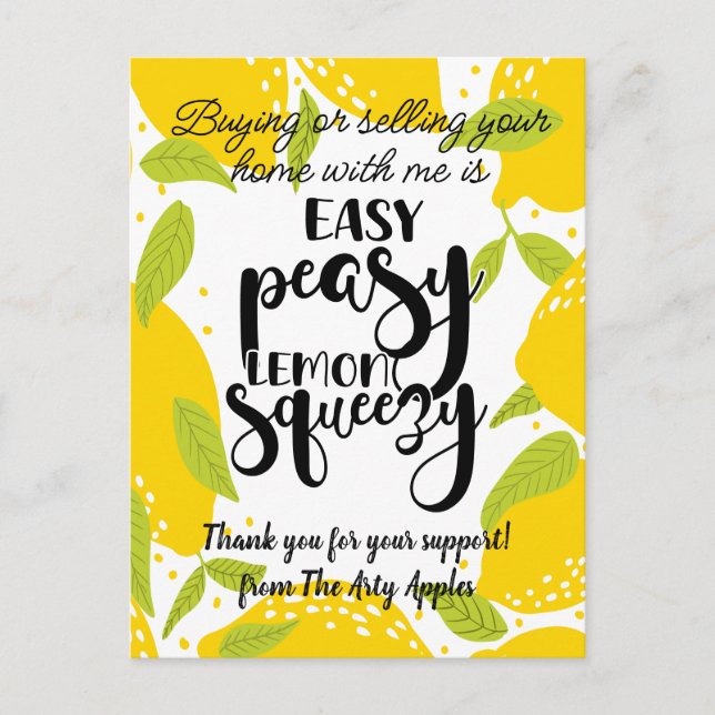 add your logo referral thank you customer gift  le postcard (Front)