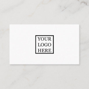Add Your Logo   Simple Minimalist Business Card