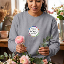 Add Your Logo Sweatshirt - Central Chest Placement