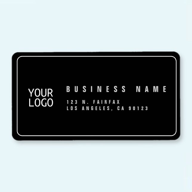 Add Your Logo Template Return Address Label (Creator Uploaded)
