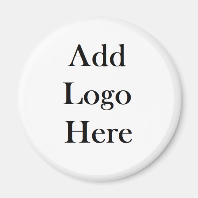 Add Your Logo to this Medium Magnet (Front)