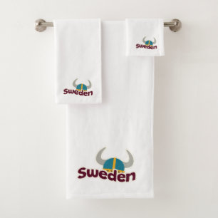 Add your logo Traveller gift Sweden Bath Towel Set