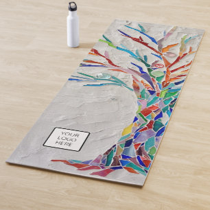 Add Your Logo Tree Of Life Yoga Mat