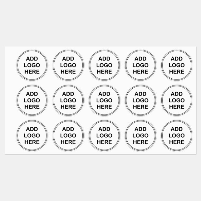 Add Your Logo Waterproof Sticker Labels (Sheet)