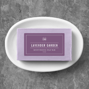 Add Your Logo White Border & Lines Editable Colour