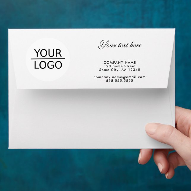 Add your Logo with Custom Text Promotion Envelope (Hand)