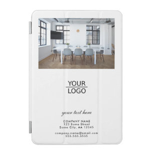Add your Logo with Custom Text Promotion Photo iPad Mini Cover
