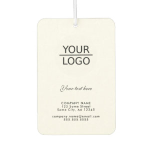 Add your Logo with Custom Text Promotional Car Air Freshener