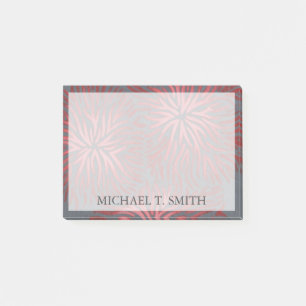 Add Your Name   2-Up Dianthus II Post-it Notes