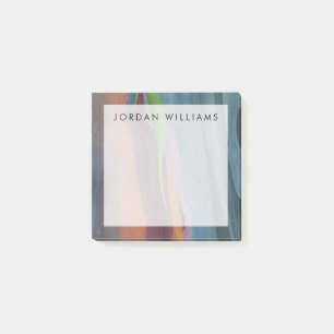 Add Your Name   Abstract Of Rainbow Gum Tree Post-it Notes