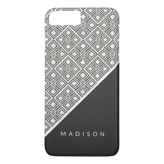 Add Your Name | African Wild Pattern Case-Mate iPhone Case (Back)
