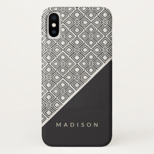 Add Your Name African Wild Pattern iPhone X Case