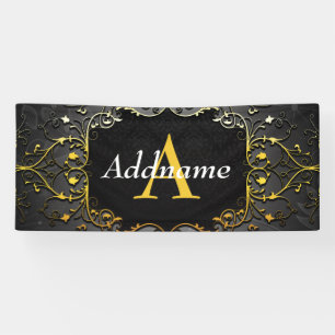 Add your name and initial banner