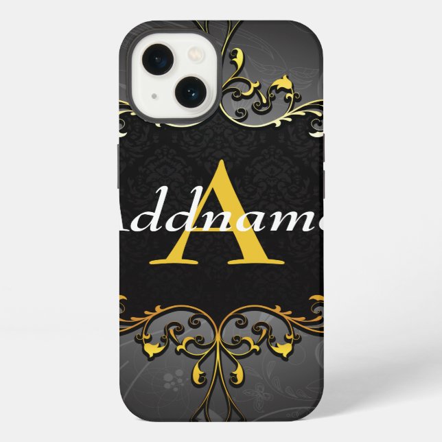 Add your name and initial iPhone case (Back)