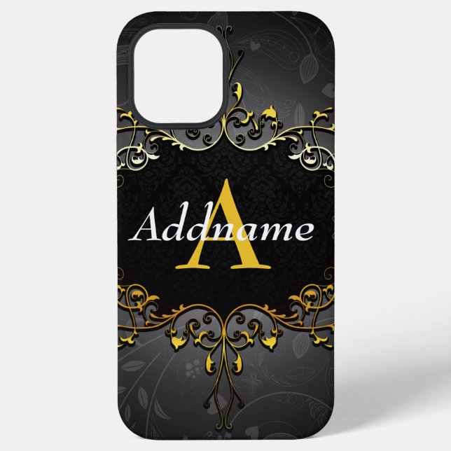 Add your name and initial iPhone case (Back)