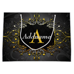 Add your name and initial large gift bag